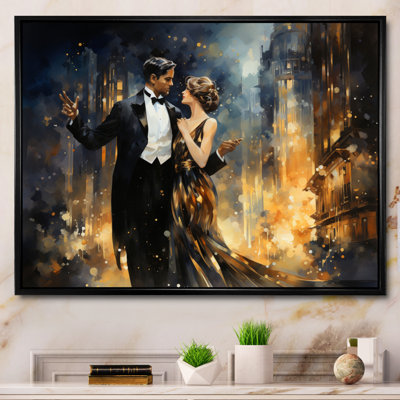 The Roaring Twenties Gilded In Paris sur impression sur toile