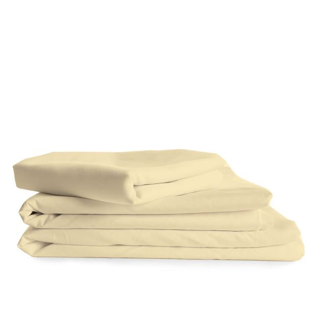 Ensemble de draps rafraîchissant et respirant Hotel Luxurious, Ensemble de draps pour taille de lit très grand c, Beurre