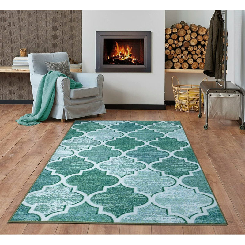 Harrouda Abstract Indoor / Outdoor Area Rug, Rectangle 200 x 290cm