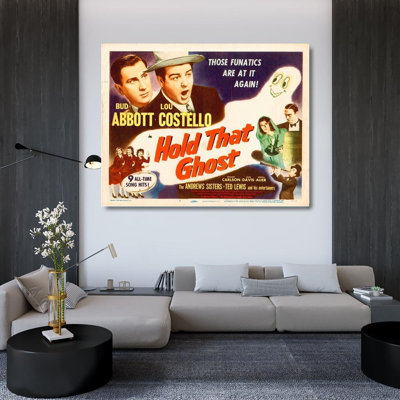 Hollywood Photo Archive Gallery Canvas Art: Abbott and Costello, Hold That Ghost (64_487805)