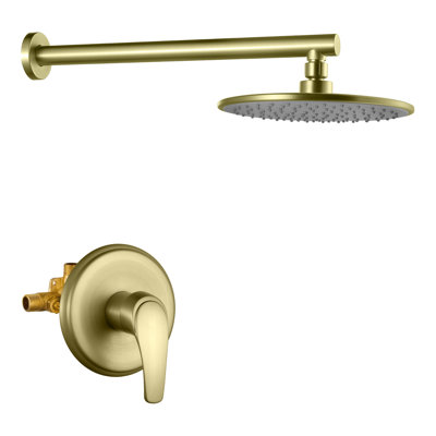 Système de douche à pluie de 9 pouces avec pomme de douche à main Topcraft