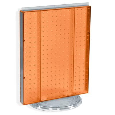 Revolving 16"W x 20.25"H Pegboard Counter Display