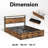 Bed Frame With Storage Drawers-1401011912