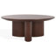 Barnard Round Wood Coffee Table-778362342