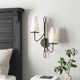 Walling 2 Light Dimmable Armed Sconce