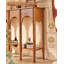 Table console en bois massif rétro Country