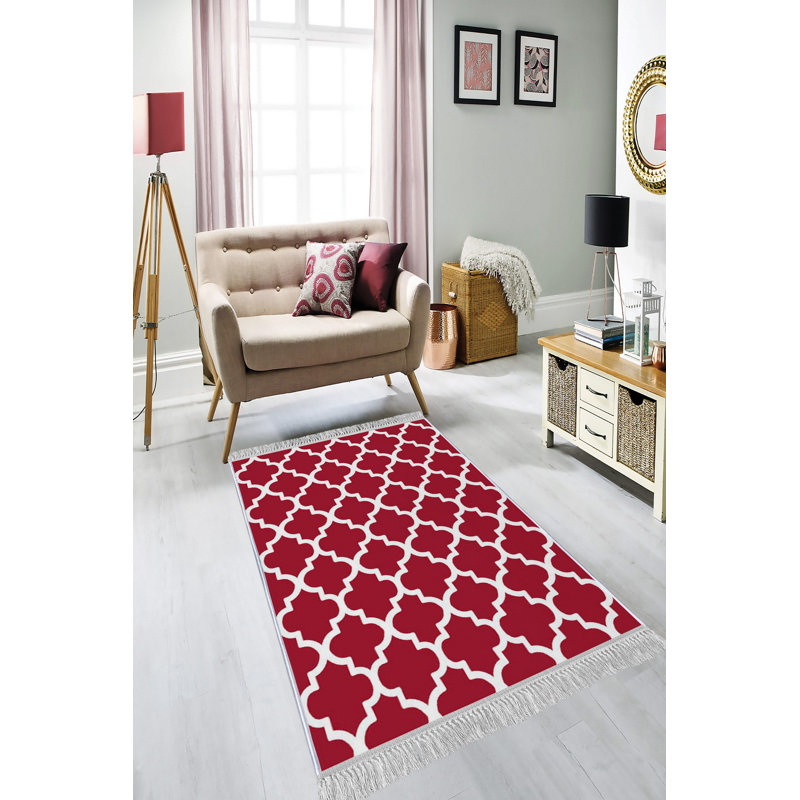 Luxurious Velvet Area Rug (4.6 x 7.2 ft), 100% Antibacterial Fabric, Non-Slip Cotton Backing, Pile Height: 0.4 in | Machine Washable, 3D Digital Print Design | Perfect for Living Room & Bedroom Decor, Soft & Durable