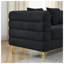 Canapé modulaire 60 po avec pattes en métal noir Streamline-1488938890