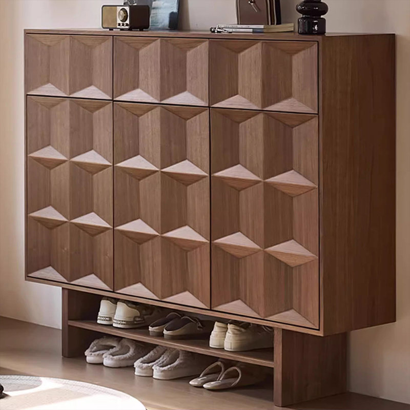 Nut-Brown Manufactured wood Shoe Storage