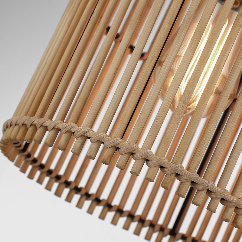 Mini-luminaire suspendu Yingst Eclectic Natural