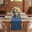 Navy Winter Table Runner 40x180 cm | Seasonal Summer Machine Washable Kitchen Dining Table Decoration for Home Party Decor-135296059