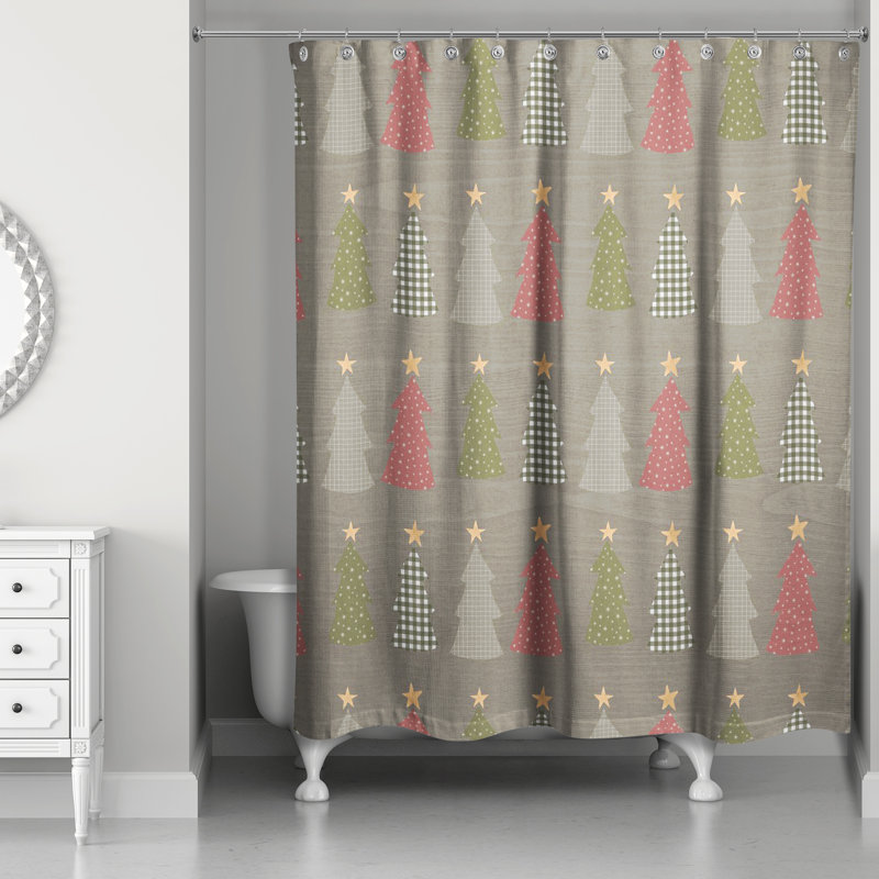 Rideau de douche simple Dolphine, Gris