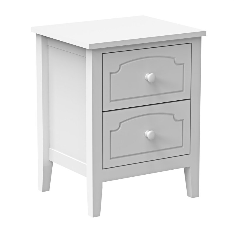 Jacksboro Solid Wood 2 - Drawer End Table