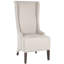 Chaise d'appoint rembourrée en lin Bacall-33246058