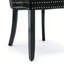 Chaise rembourrée en velours-318894917