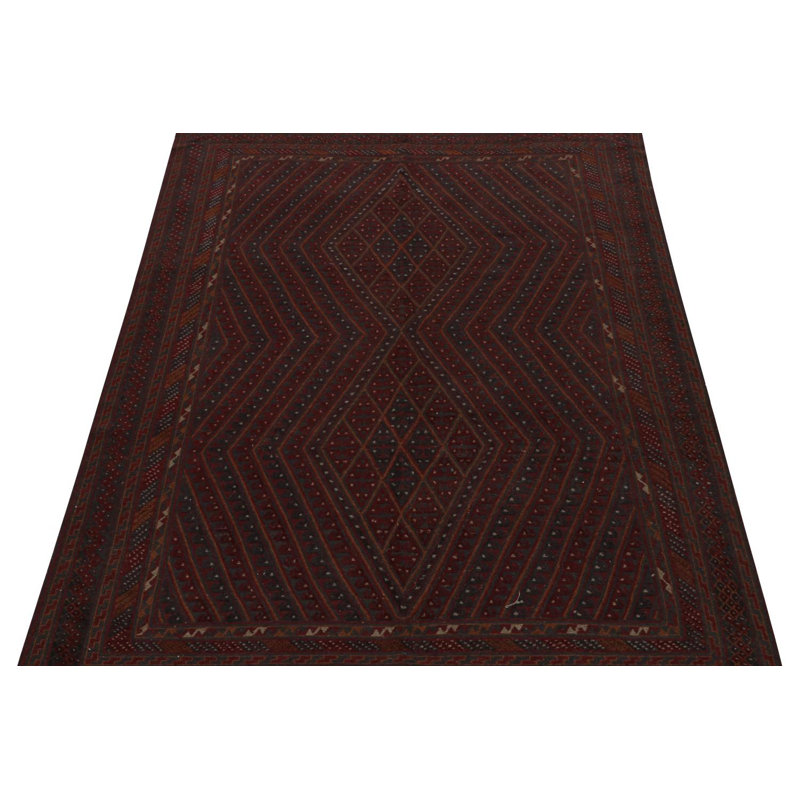 One-of-a-Kind Rectangle 6’10x9’2” Wool Area Rug