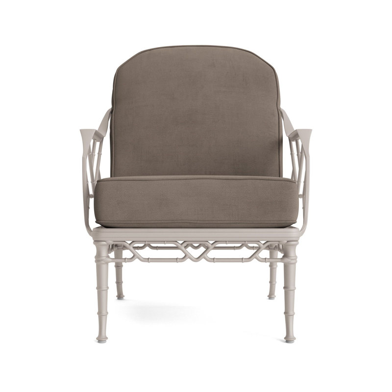 Calcutta Outdoor Lounge Chair, Fusion Charcoal, Dove Smooth