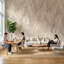Murale feuilles et papier peint moderne beige-1425547193-1425547197