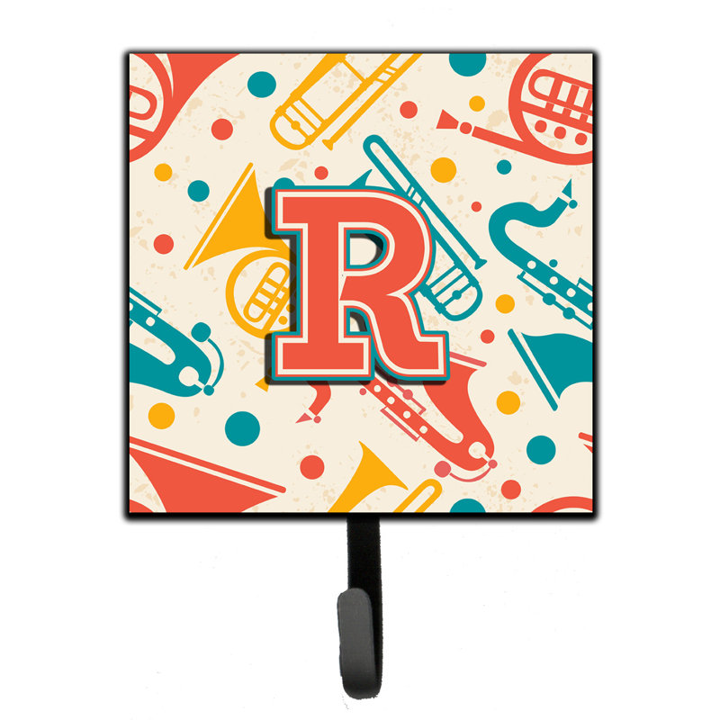 Crochet mural pour instruments de musique rétro, R