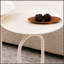 Table de bout en métal en forme de lanterne, petite table d'appoint ronde pour les salons modernes et les espaces compacts, hauteur de 21,3 po