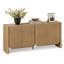Armoire de buffet 69,7 "avec 4 portes, buffet moderne