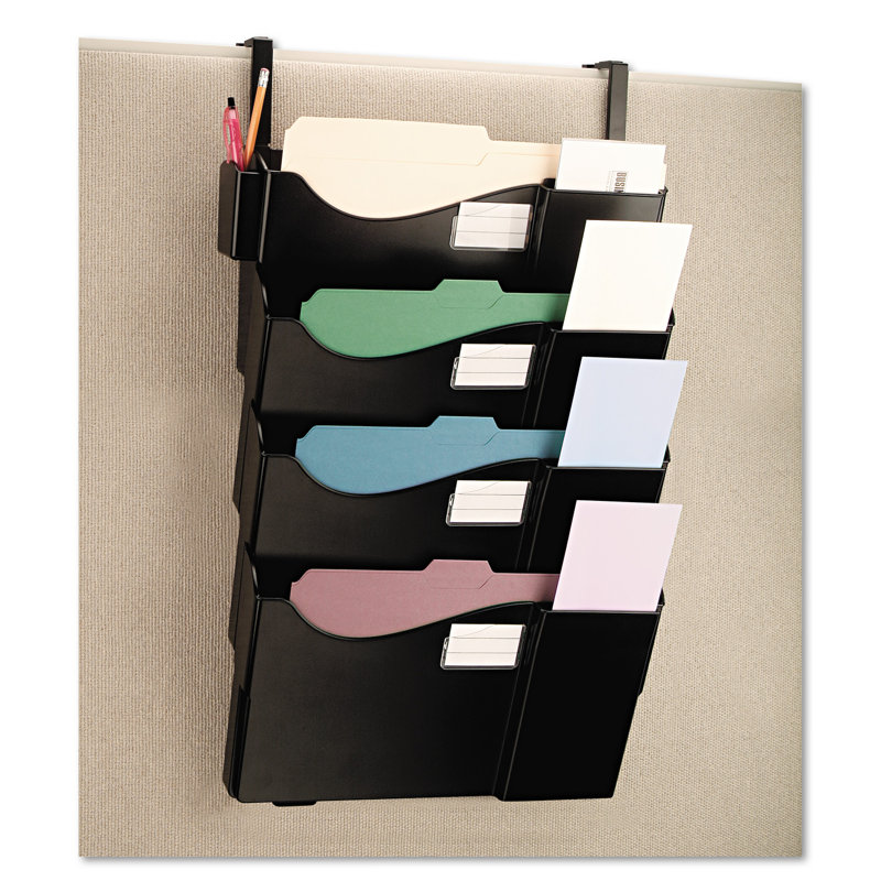 Universal® Grande Central Filing System Plastic Hanging Files Wall File Pockets