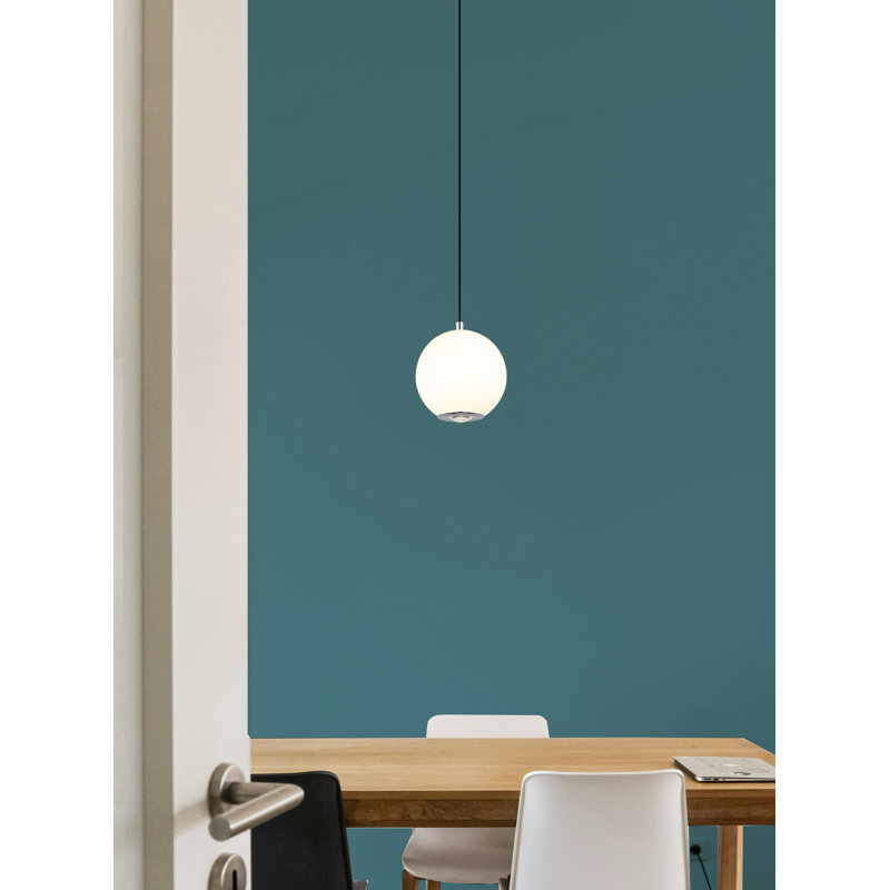 Detzani 1 - Light Nickel Matt LED Geometric Pendant