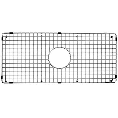Protecteur d'évier robuste en acier inoxydable 27,24 po x 12,56 po