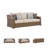 Danny 82.25" Wicker Outdoor Sofa