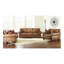 Causeuse de la collection Rustic Leather - construction de qualité supérieure, garniture cloutée - confort et style maximum