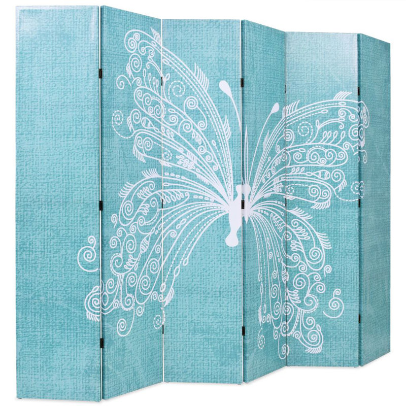 Stevens 170cm H Folding Room Divider, 180cm H x 228cm W