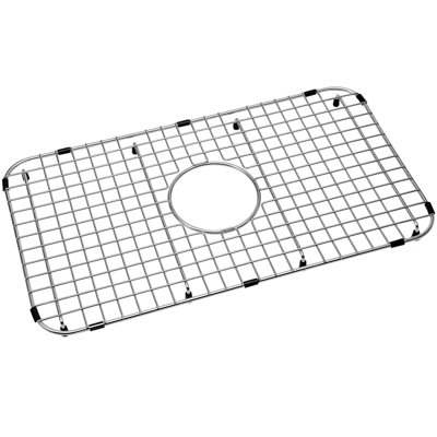 23.03-in x 12.99-in Center Drain Heavy-Duty Stainless Steel Sink Grid