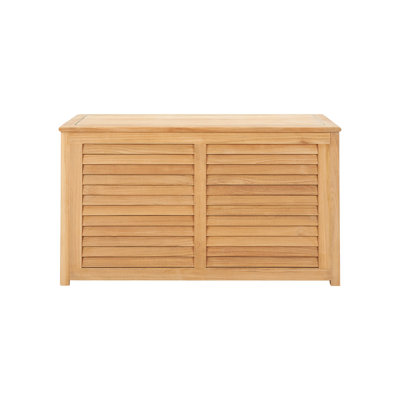Coussin de rangement extérieur en teck Wickenburg