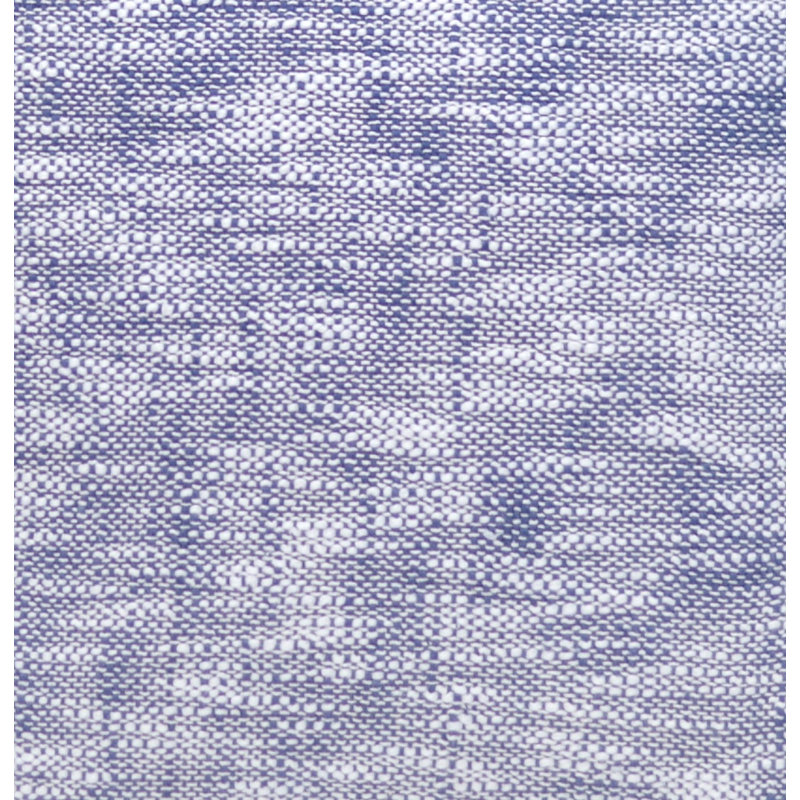Solid Blue Chambray Cotton Cushion Cover