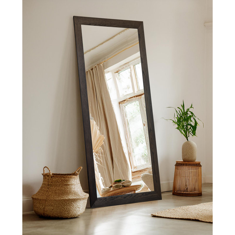 Lark Manor™ Ozark Hardwood Mirror, 33" x 80", Ebony