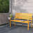 Classic Outdoor Metal Bench(Yellow)-1515521448