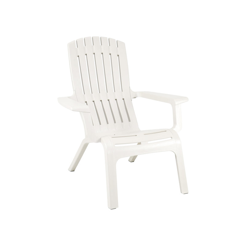 Grosfillex Westport Adirondack Chair, White