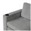 Fauteuil convertible simple en tissu chenille l 35,4 po x P 30,1 po x H 35 po Omni