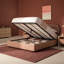 Lit plateforme tapissier très grand avec lit de rangement relevable hydraulique Devotia-633694629-633694631