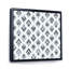 Gris et diamant noir géométrique - impression sur toile-67466440-67466445
