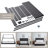 Nestl Wingback Diamond Upholstered Platform Bed-101072303-101072305