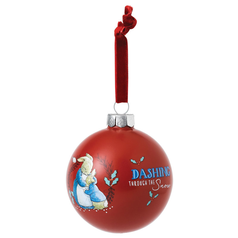 8cm Glass Animals Bauble