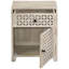Armoire d'appoint avec tiroir Whitewash Beige