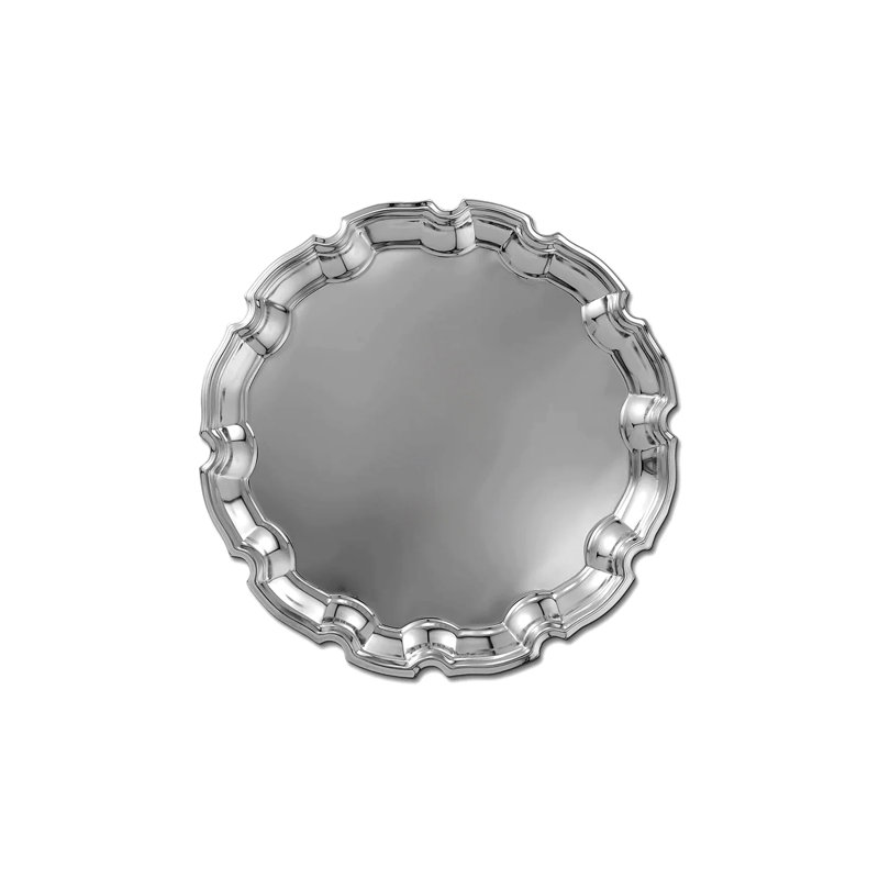 Plateau en acier inoxydable Chippendale, l 7 po x P 7 po
