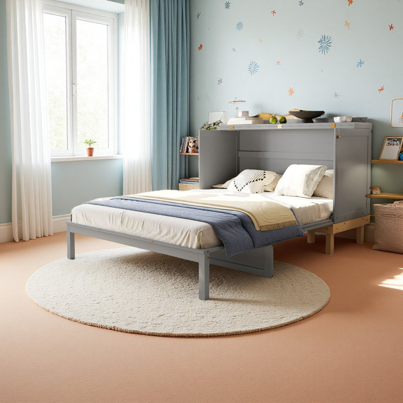 Grand lit escamotable, Gris