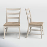 Shannen Solid Wood Ladder Back Side Chair