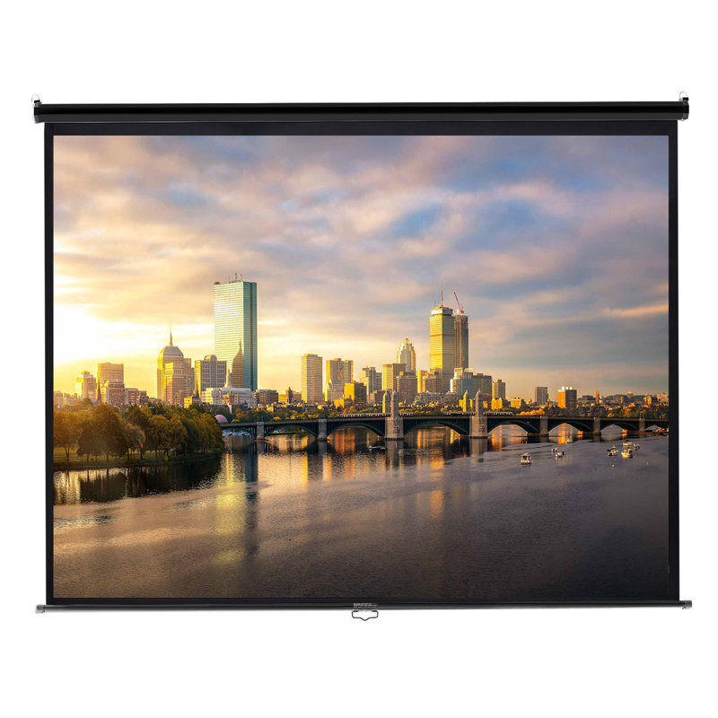 17 Stories Manual Projector Screen Projector Screen, 128cm H x 178cm W