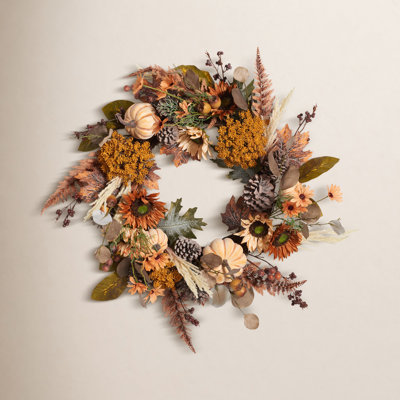 Faux Oak 28'' Wreath