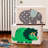 3 Sprouts Collapsible Toy Chest Storage Bin for Kids Playroom, Dinosaur