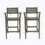 Élégant tabouret de bar avec assise confortable et conception résistante aux intempéries, parfait pour une utilisation toute l'année.